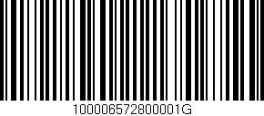Código de barras (EAN, GTIN, SKU, ISBN): '100006572800001G'
