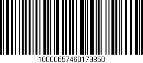 Código de barras (EAN, GTIN, SKU, ISBN): '10000657460179850'