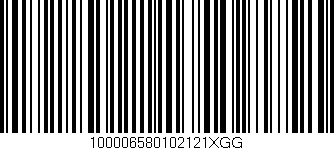 Código de barras (EAN, GTIN, SKU, ISBN): '100006580102121XGG'