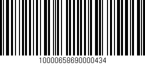 Código de barras (EAN, GTIN, SKU, ISBN): '10000658690000434'