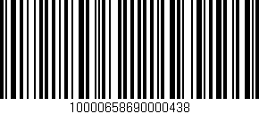 Código de barras (EAN, GTIN, SKU, ISBN): '10000658690000438'