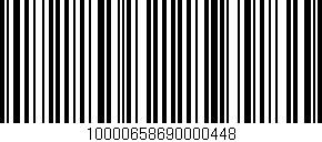 Código de barras (EAN, GTIN, SKU, ISBN): '10000658690000448'