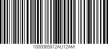Código de barras (EAN, GTIN, SKU, ISBN): '1000065912AU12AM'