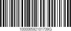 Código de barras (EAN, GTIN, SKU, ISBN): '100006592101739G'