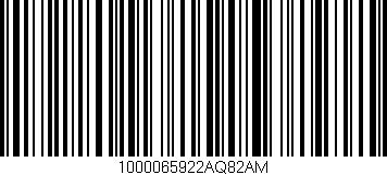 Código de barras (EAN, GTIN, SKU, ISBN): '1000065922AQ82AM'