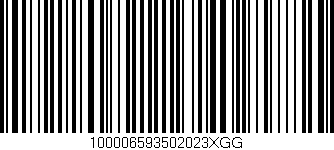 Código de barras (EAN, GTIN, SKU, ISBN): '100006593502023XGG'