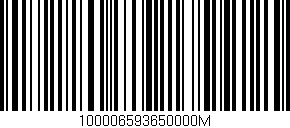 Código de barras (EAN, GTIN, SKU, ISBN): '100006593650000M'