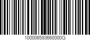 Código de barras (EAN, GTIN, SKU, ISBN): '100006593660000G'