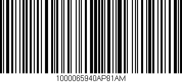 Código de barras (EAN, GTIN, SKU, ISBN): '1000065940AP81AM'