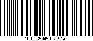 Código de barras (EAN, GTIN, SKU, ISBN): '100006594501739GG'