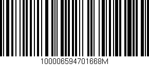 Código de barras (EAN, GTIN, SKU, ISBN): '100006594701668M'