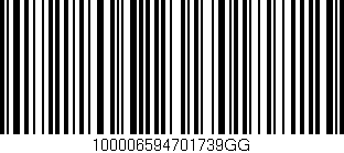 Código de barras (EAN, GTIN, SKU, ISBN): '100006594701739GG'