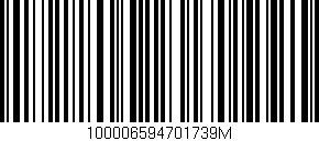 Código de barras (EAN, GTIN, SKU, ISBN): '100006594701739M'