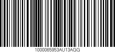 Código de barras (EAN, GTIN, SKU, ISBN): '1000065953AU13AGG'