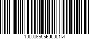 Código de barras (EAN, GTIN, SKU, ISBN): '100006595600001M'