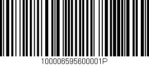 Código de barras (EAN, GTIN, SKU, ISBN): '100006595600001P'
