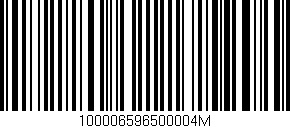 Código de barras (EAN, GTIN, SKU, ISBN): '100006596500004M'