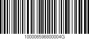 Código de barras (EAN, GTIN, SKU, ISBN): '100006596800004G'