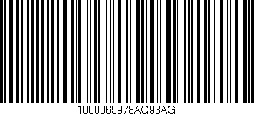 Código de barras (EAN, GTIN, SKU, ISBN): '1000065978AQ93AG'