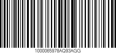 Código de barras (EAN, GTIN, SKU, ISBN): '1000065978AQ93AGG'