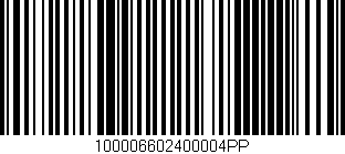 Código de barras (EAN, GTIN, SKU, ISBN): '100006602400004PP'