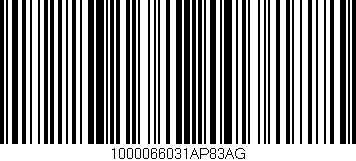 Código de barras (EAN, GTIN, SKU, ISBN): '1000066031AP83AG'