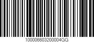 Código de barras (EAN, GTIN, SKU, ISBN): '100006603200004GG'