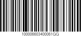 Código de barras (EAN, GTIN, SKU, ISBN): '100006603400061GG'