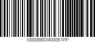 Código de barras (EAN, GTIN, SKU, ISBN): '100006603400061PP'