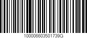 Código de barras (EAN, GTIN, SKU, ISBN): '100006603501739G'