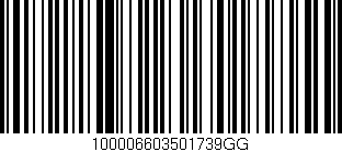 Código de barras (EAN, GTIN, SKU, ISBN): '100006603501739GG'