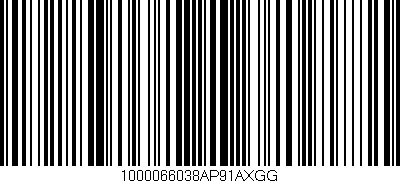 Código de barras (EAN, GTIN, SKU, ISBN): '1000066038AP91AXGG'