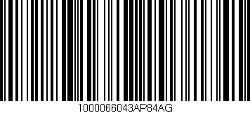 Código de barras (EAN, GTIN, SKU, ISBN): '1000066043AP84AG'