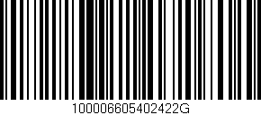 Código de barras (EAN, GTIN, SKU, ISBN): '100006605402422G'