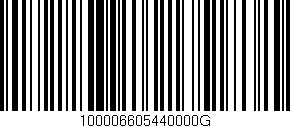 Código de barras (EAN, GTIN, SKU, ISBN): '100006605440000G'