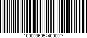 Código de barras (EAN, GTIN, SKU, ISBN): '100006605440000P'