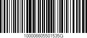 Código de barras (EAN, GTIN, SKU, ISBN): '100006605501535G'