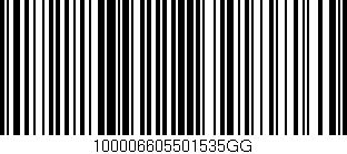 Código de barras (EAN, GTIN, SKU, ISBN): '100006605501535GG'