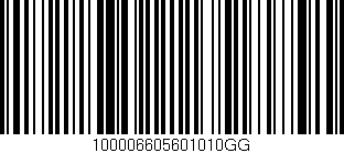 Código de barras (EAN, GTIN, SKU, ISBN): '100006605601010GG'