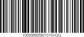 Código de barras (EAN, GTIN, SKU, ISBN): '100006605601010XGG'