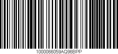 Código de barras (EAN, GTIN, SKU, ISBN): '1000066059AQ96BPP'