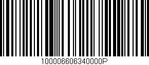 Código de barras (EAN, GTIN, SKU, ISBN): '100006606340000P'