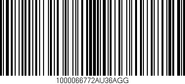 Código de barras (EAN, GTIN, SKU, ISBN): '1000066772AU36AGG'
