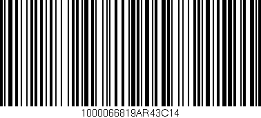 Código de barras (EAN, GTIN, SKU, ISBN): '1000066819AR43C14'