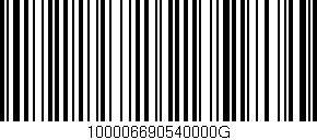 Código de barras (EAN, GTIN, SKU, ISBN): '100006690540000G'