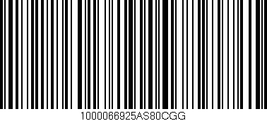Código de barras (EAN, GTIN, SKU, ISBN): '1000066925AS80CGG'