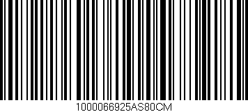 Código de barras (EAN, GTIN, SKU, ISBN): '1000066925AS80CM'