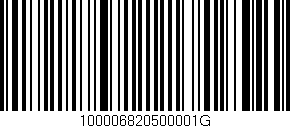 Código de barras (EAN, GTIN, SKU, ISBN): '100006820500001G'