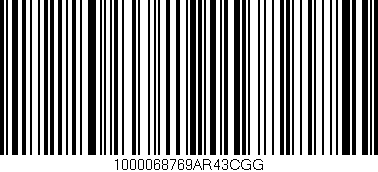 Código de barras (EAN, GTIN, SKU, ISBN): '1000068769AR43CGG'