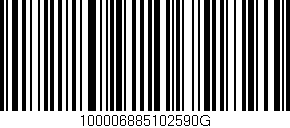 Código de barras (EAN, GTIN, SKU, ISBN): '100006885102590G'